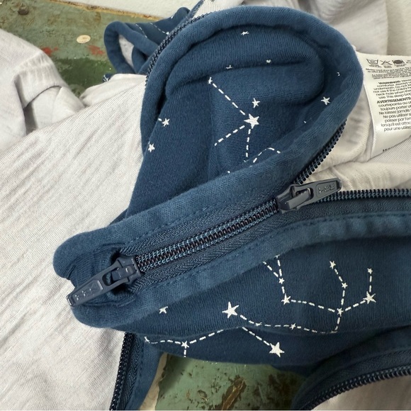 Woolino 4 Season Classic Baby Sleep Bag Merino Wool Organic Cotton Night Sky 2-4 - Picture 14 of 16